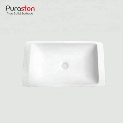 600mm shell shape artificial stone resin wash basin for Australia