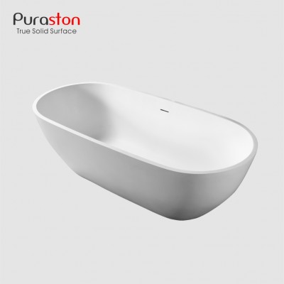 Puraston european style artificial resin stone wholesale marble bathtub from direct bath manufacturer